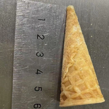 Машинно тестване за шоколадова мини вафлена фунийка